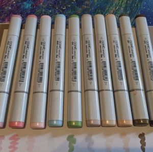 10 assorted Copic Sketch Markers (gently used)